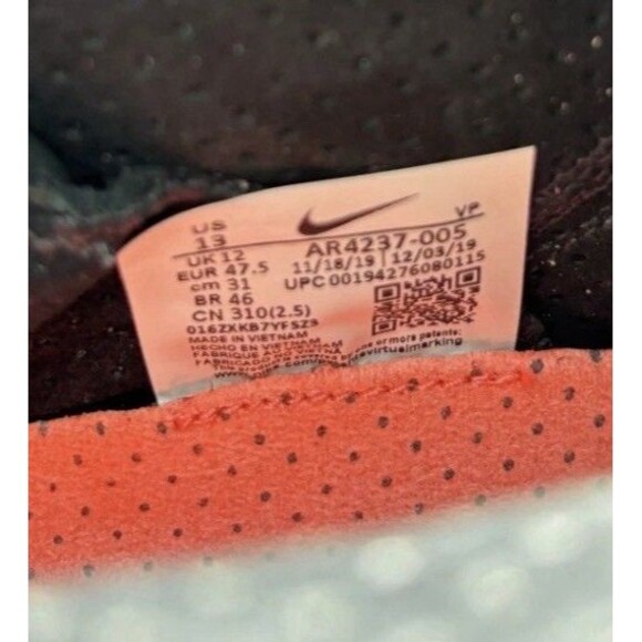 Nike Fear of God 1 Triple Black Sneakers Size 13 Mens main image 13